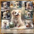Cute Christmas Puppy with Bauble - Mix 6