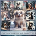 Cute Christmas Puppy with Bauble - Mix 8