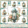 Luscious Lamps in Mint - Mix 1