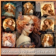 Art nouveau Redhead Ladies Mix 3