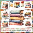 Stacks of Books in Mixed - Mix 1