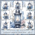 Luscious Lamps in Steel Blue - Mix 1