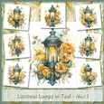 Luscious Lamps in Teal - Mix 1