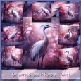 Oriental Crane in Purple - Mix 1