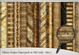 Glitter Stripes Paperpack in Old Gold - Mix 1