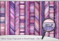 Glitter Stripes Paperpack in Pastel Purple - Mix 1
