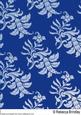 Beautiful Brocade Backing Paper in Bright Blue