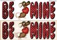 Large Dl Be Mine Valentine Mouse Two
