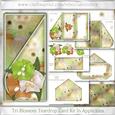 Tri-blossom Teardrop Card Kit in Applicious