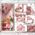 Tri-blossom Teardrop Card Kit in Ravenous Red