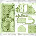 Silken Cross Teardop Card Kit in Summer Green