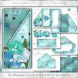 Tri-blossom Teardrop Card Kit in Sea Breeze