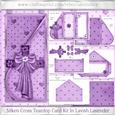 Silken Cross Teardop Card Kit in Lavish Lavender