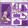 Blossom Fairy Teardrop Card Kit in Violet