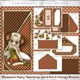 Blossom Fairy Teardrop Card Kit in Honey Brown