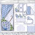 April Showers Teardrop Card Kit in Crystal Blue