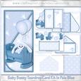 Baby Bunny Teardrop Card Kit in Pale Blue