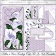 Lillies N Lace Teardrop Card Kit in Soft Lavender