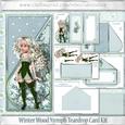 Winter Wood Nymph Teardrop Card Kit