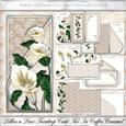 Lillies N Lace Teardrop Card Kit in Coffee Caramel
