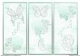 Romantic Butterflies in Spearmint Green