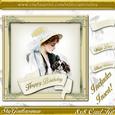 Shy Gentlewoman 8x8 Card Kit