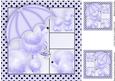 Fifi Fantastic 8x8 Card Front in Blueberry