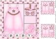 Baby Bloomers 8x8 Card Front in Pink