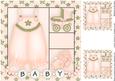 Baby Bloomers 8x8 Card Front in Peach