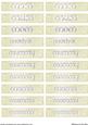 Nameplates for Mother in Pastel Olive/purple