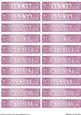 Nameplates for Mother in Pink