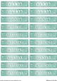 Nameplates for Mother in Turquoise
