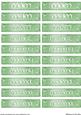 Nameplates for Mother in Green