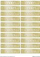 Nameplates for Mother in Gold