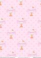 Baby Stork Girl Backing Paper