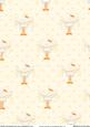 Baby Stork Neutral Backing Paper