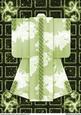 A4 Sparkling Night Kimono Card in Green