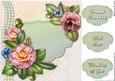 Classy Summer Camellia 8x8 Card Front