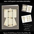 Opulent Orchid Kimono Card in Peach Mini Kit