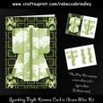 Sparkling Night Kimono Card in Green Mini Kit