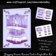Yingyang Dreams Kimono Card in Purple Mini Kit