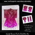 Sealife Kimono Card in Pink Mini Kit