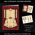 Pearl Passion Kimono Card in Red Mini Kit