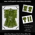 Little Gem Kimono Card in Green Mini Kit