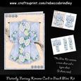 Flutterby Fantasy Kimono Card in Peach Mini Kit