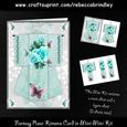 Fantasy Rose Kimono Card in Mint Mini Kit