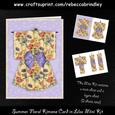Summer Floral Kimono Card in Lilac Mini Kit
