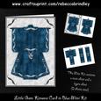 Little Gem Kimono Card in Blue Mini Kit