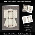 Opulent Orchid Kimono Card in Beige Mini Kit