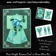 Rose Delight Kimono Card in Green Mini Kit